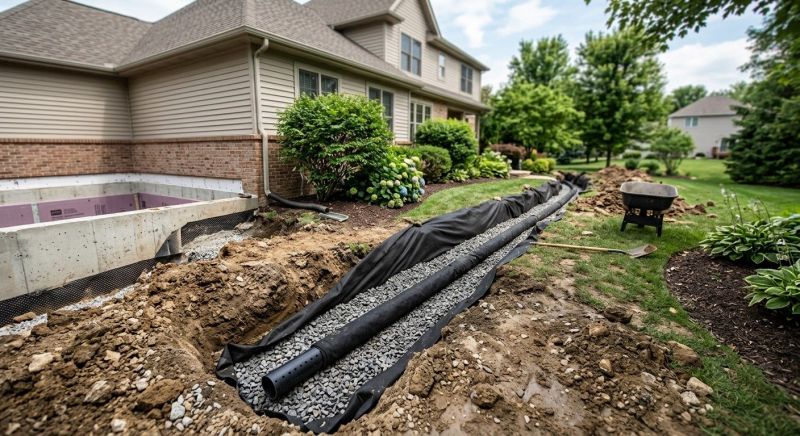 Curtain Drain Installation in Birmingham, AL